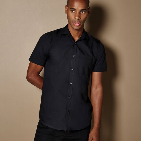Poplin shirt short-sleeved (tailored fit) Thumbnail